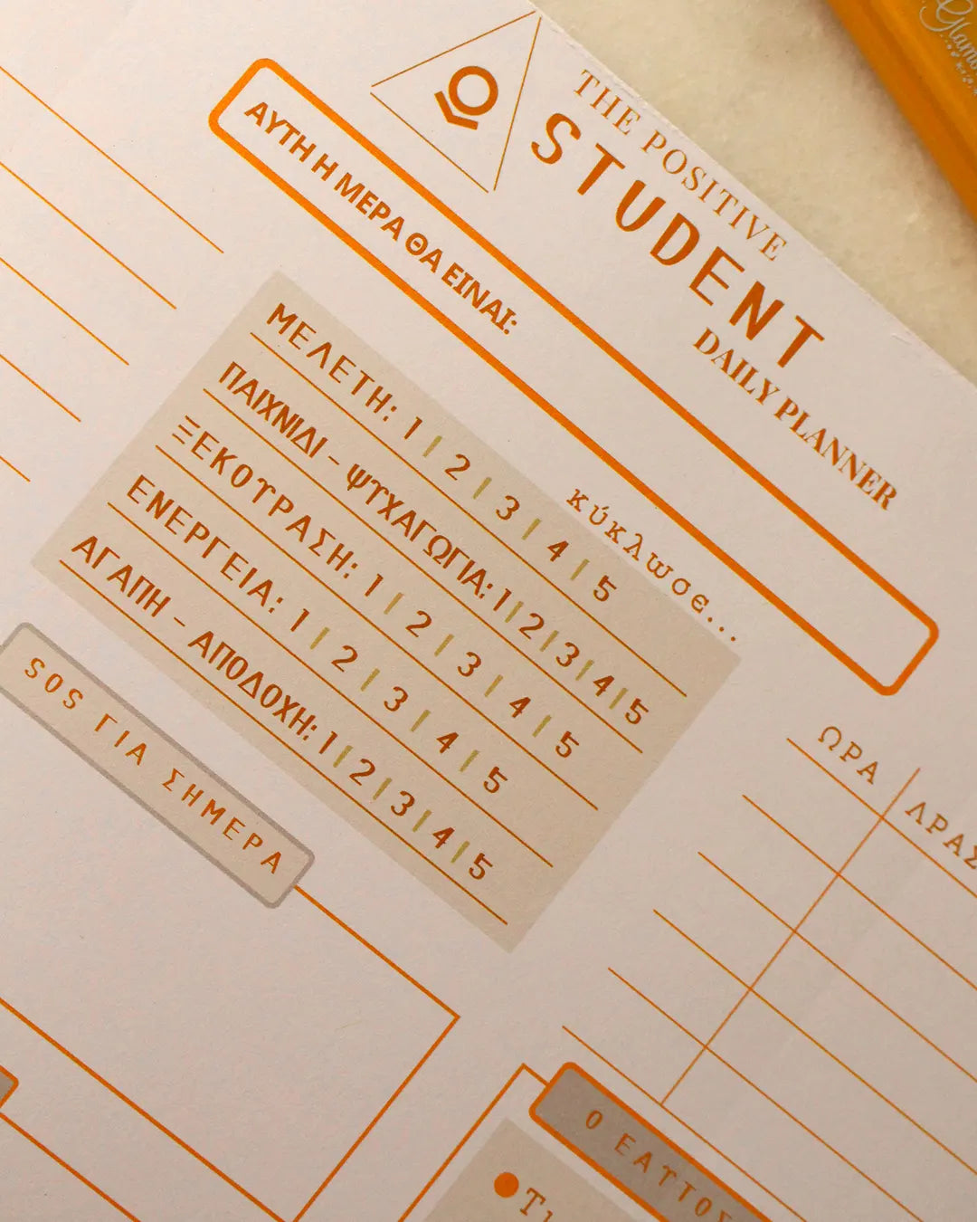 THE POSITIVE STUDENT DAILY PLANNER