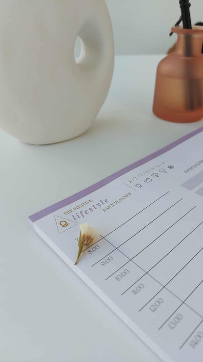 THE POSITIVE LIFESTYLE DAILY PLANNER